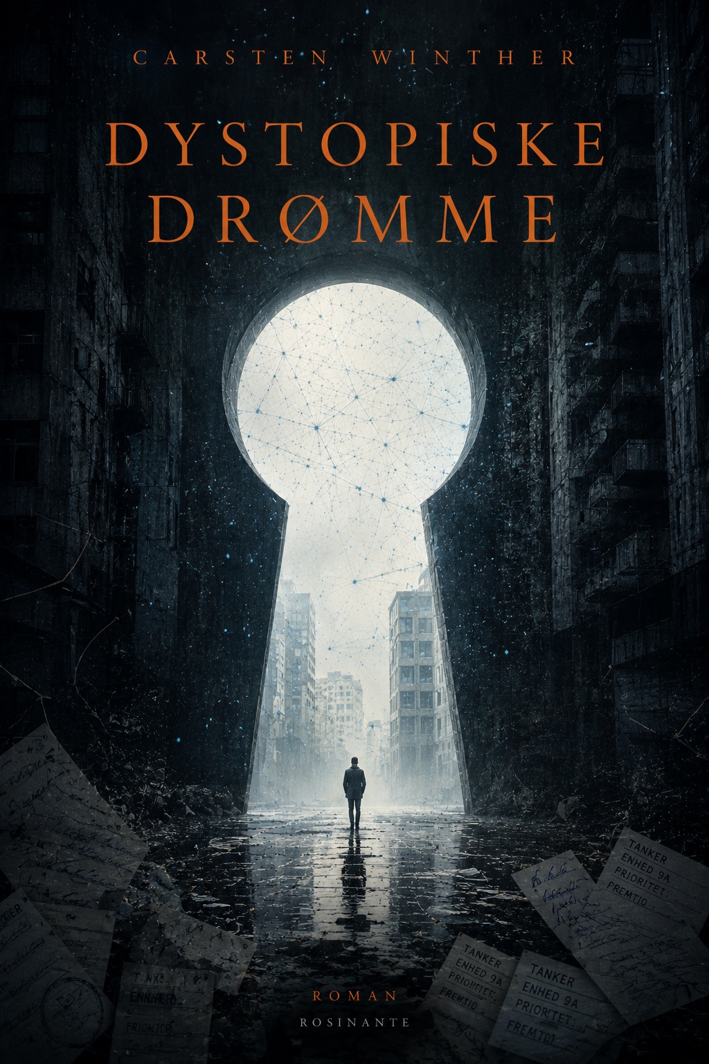 Bogcover til Dystopiske Drømme af Carsten Winther